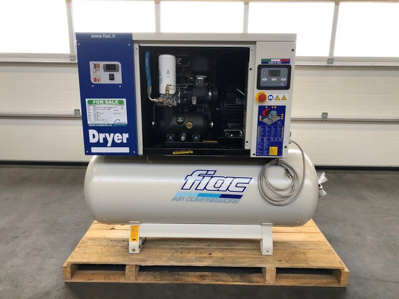 New Air compressor Fiac New Silver D 7.5 / 300 Silent 5.5 kW 720 L / min 10 bar Elektrische Schroefcompressor met ketel en droger: picture 9