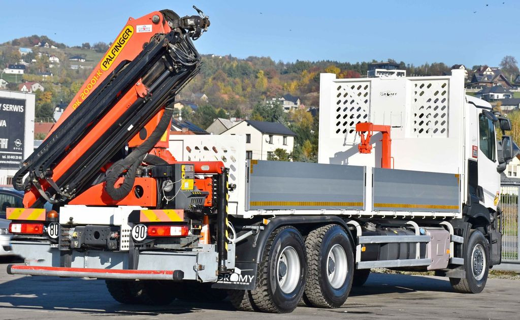 Crane truck, Dropside/ Flatbed truck Renault C 380 *PRITSCHE 6,80m * PK 20001 - KC + FUNK*6x4: picture 6