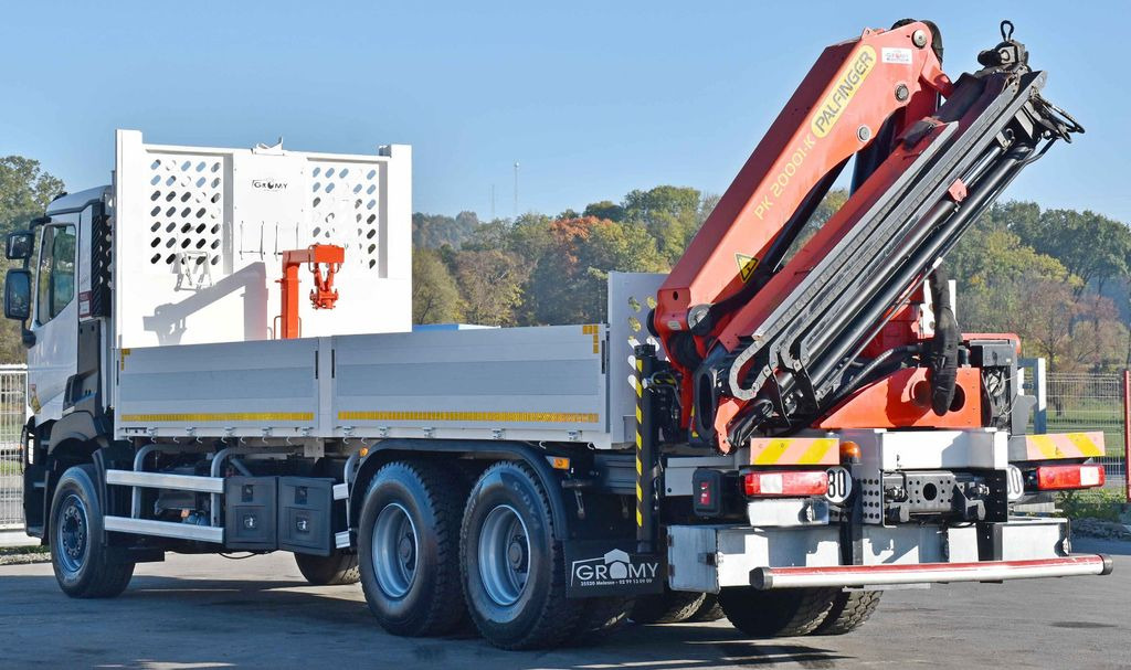 Crane truck, Dropside/ Flatbed truck Renault C 380 *PRITSCHE 6,80m * PK 20001 - KC + FUNK*6x4: picture 7