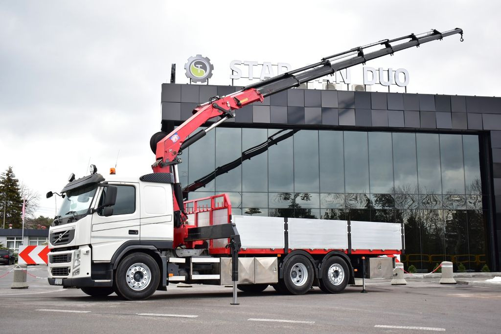 Crane truck, Dropside/ Flatbed truck Volvo FM 460 6x2 HMF 3000 K7 KRAN Crane: picture 8