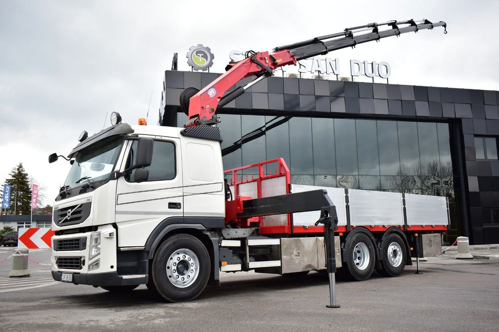 Crane truck, Dropside/ Flatbed truck Volvo FM 460 6x2 HMF 3000 K7 KRAN Crane: picture 10