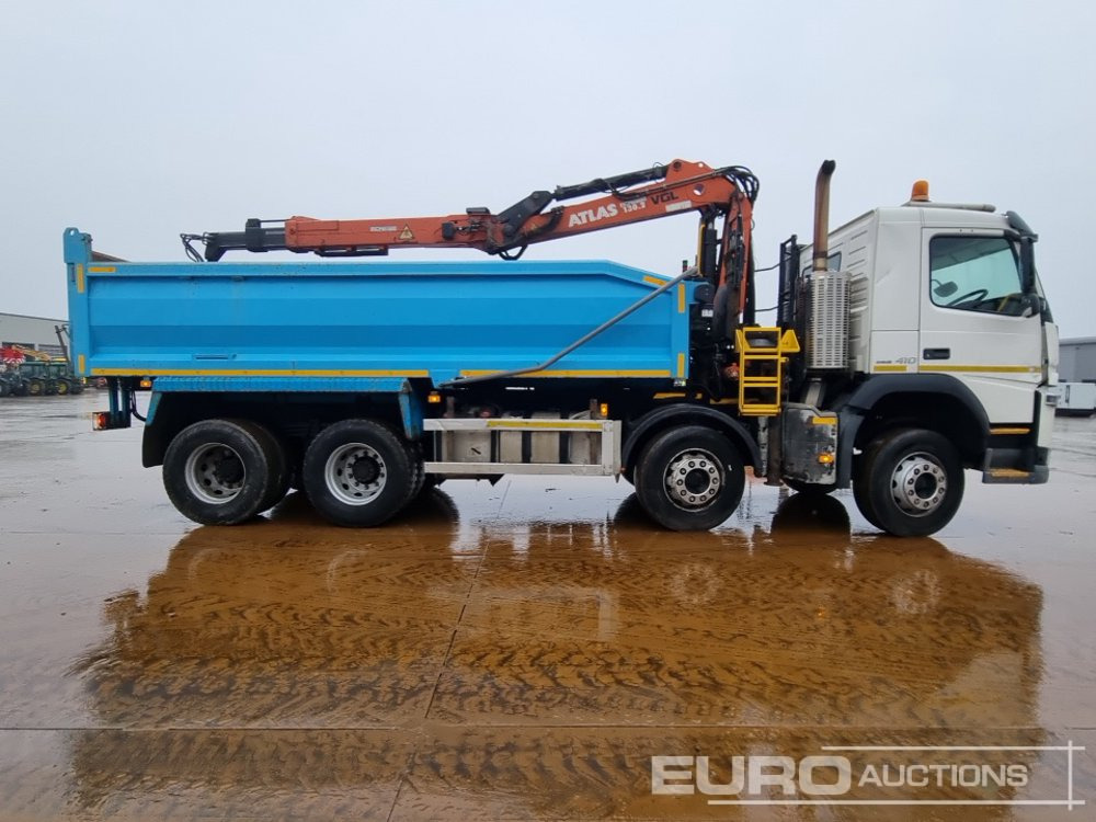 Tipper, Crane truck 2015 Volvo FM410: picture 6