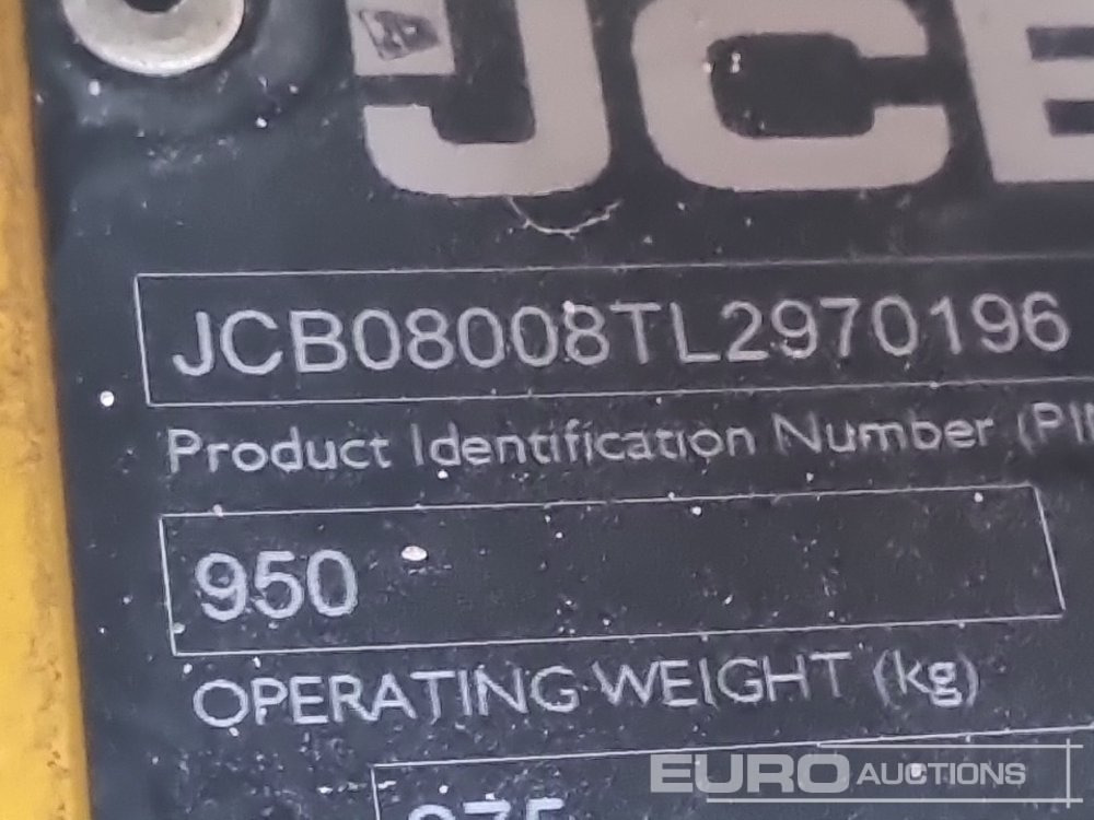 Mini excavator 2020 JCB 8008CTS: picture 47